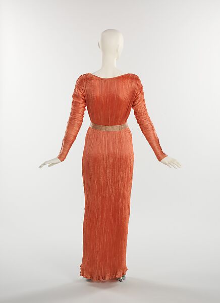 "Delphos", Fortuny (Italian, founded 1906), silk, glass, Italian