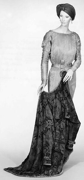 "Delphos", Fortuny (Italian, founded 1906), silk, glass, Italian