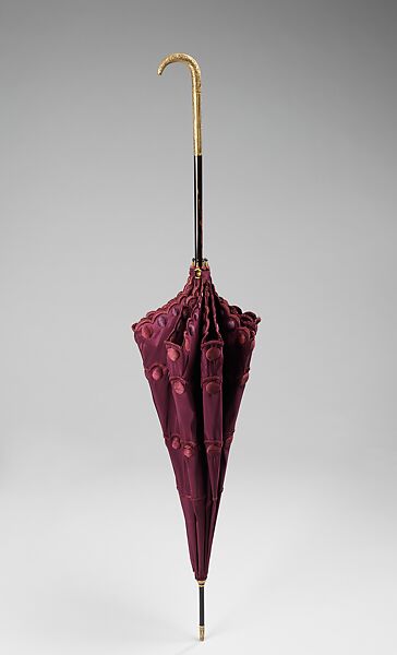 Parasol, Betaille (French), silk, metal, synthetic, wood, French