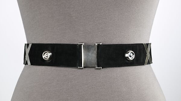 Belt, leather, metal, Mexican