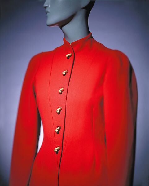 Coat, Elsa Schiaparelli (Italian, 1890–1973), wool, metal, French