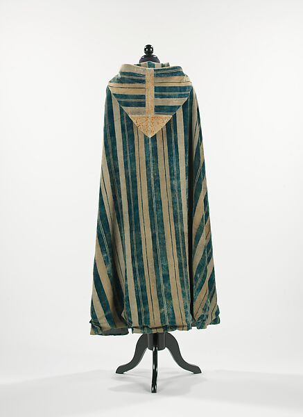 Cape, Fortuny (Italian, founded 1906), silk, metallic pigment, Italian