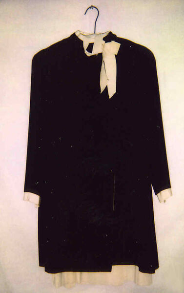 Ensemble, House of Lanvin (French, founded 1889), silk, wool, French