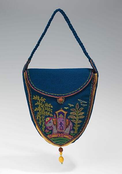 Bag, Ethel L. Wilson Hughes, silk, wool, American 