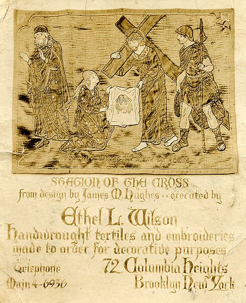 Evening pouch, Ethel L. Wilson Hughes, silk, glass, American