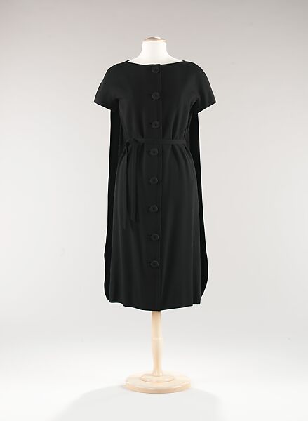 Cocktail dress, Norman Norell (American, Noblesville, Indiana 1900–1972 New York), wool, American 