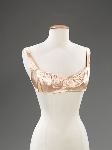 Brassiere, Charles James (American, born Great Britain, 1906–1978), silk, elastic, American 