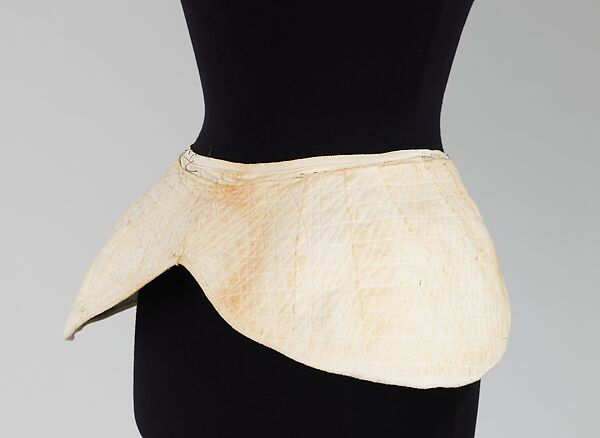 Hip pad, Charles James (American, born Great Britain, 1906–1978), cotton, American