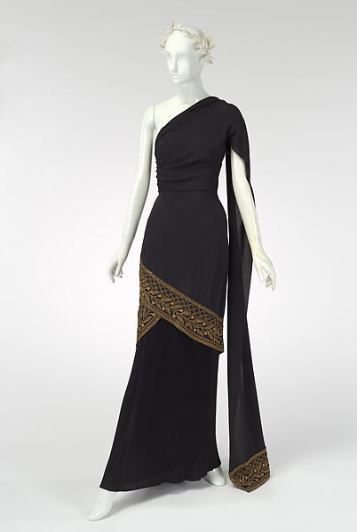 Evening dress, Madame Eta Hentz (American, born Hungary, 1895–1986), synthetic, American 
