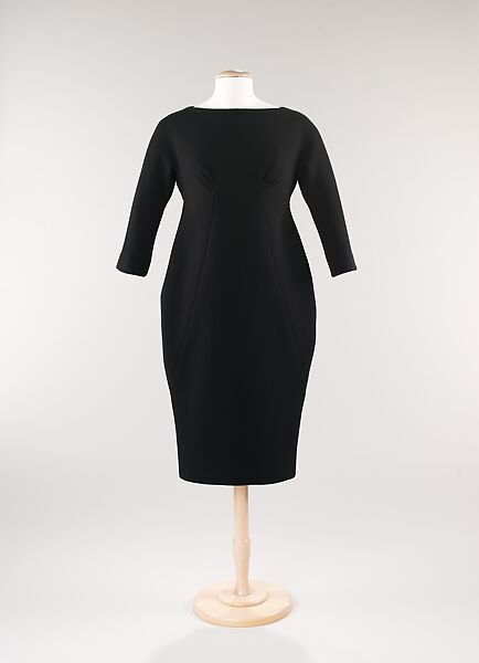 Dress, James Galanos (American, Philadelphia, Pennsylvania, 1924–2016 West Hollywood, California), wool, American 