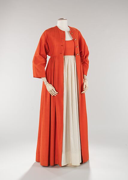 Evening ensemble, Claire McCardell (American, 1905–1958), linen, cotton, American 