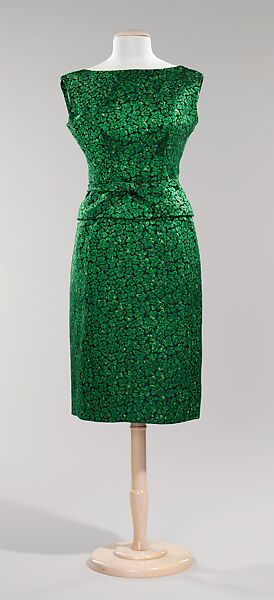 Dinner ensemble, House of Givenchy (French, founded 1952), silk, French