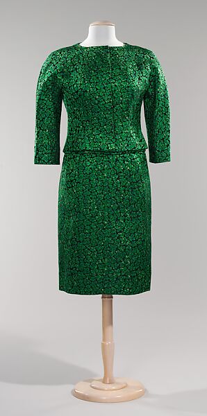Dinner ensemble, House of Givenchy (French, founded 1952), silk, French 