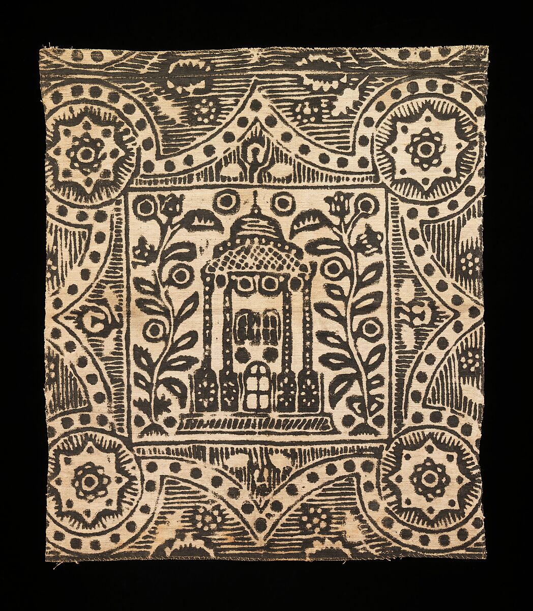 Textile fragment, Linen, Russian 