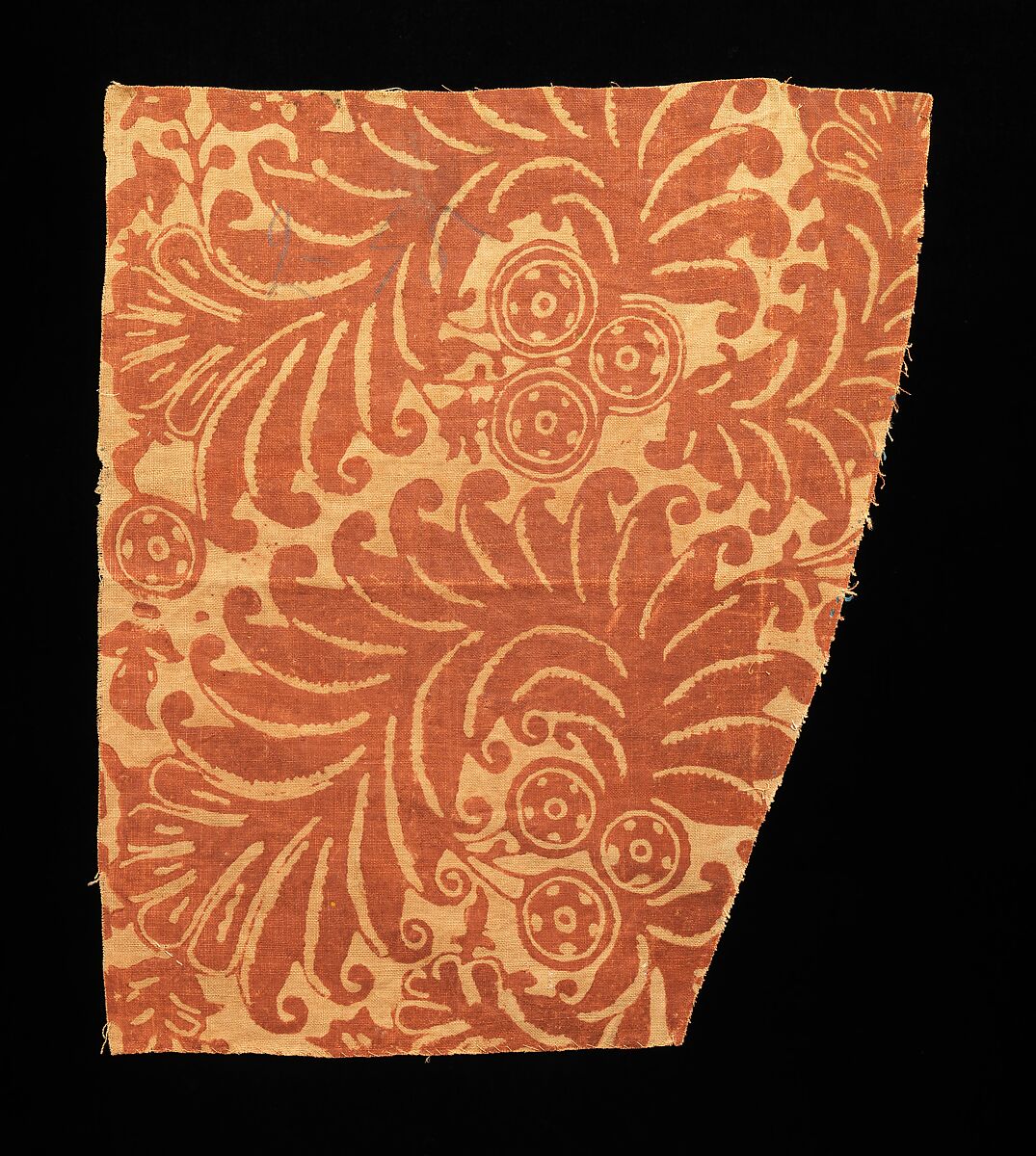 Textile fragment, Linen, Russian 