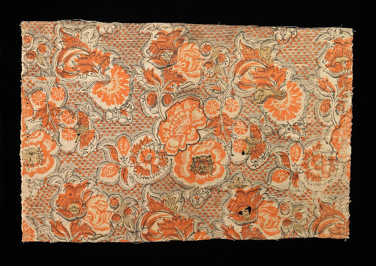 Textile fragment, Linen, Russian 