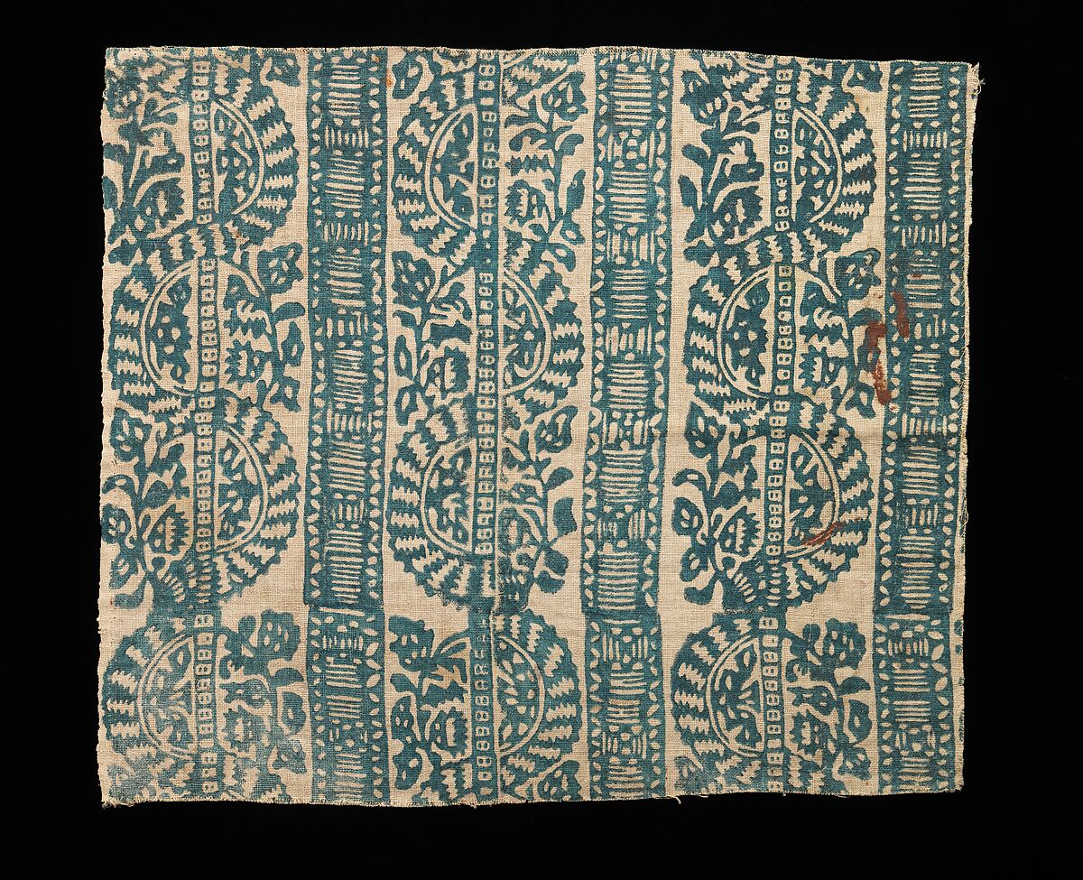 Textile fragment, Linen, Russian 