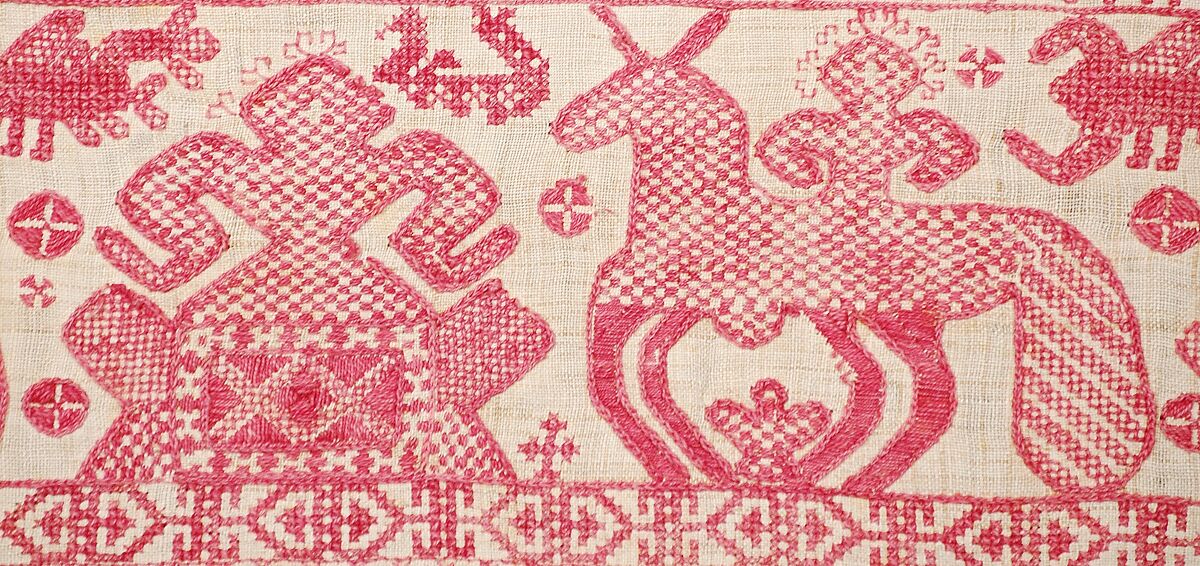 Apron, linen, cotton, Russian