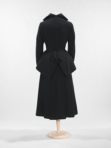 "Fish Tail", Charles James (American, born Great Britain, 1906–1978), wool, American