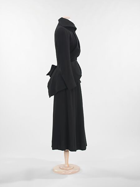 "Fish Tail", Charles James (American, born Great Britain, 1906–1978), wool, American