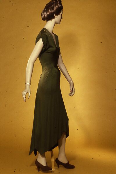 Dress, Charles James (American, born Great Britain, 1906–1978), silk, American