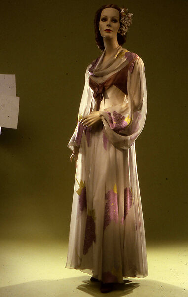 Evening dress, Charles James (American, born Great Britain, 1906–1978), silk, American