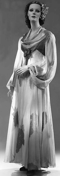 Evening dress, Charles James (American, born Great Britain, 1906–1978), silk, American