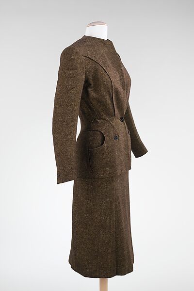 Suit, Charles James (American, born Great Britain, 1906–1978), wool, American