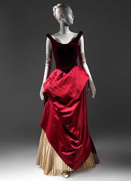 Ball gown, Charles James (American, born Great Britain, 1906–1978), silk, cotton, American