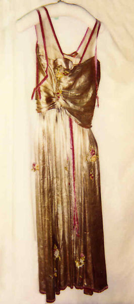 Robe de Style, House of Lanvin (French, founded 1889), metal, silk, French