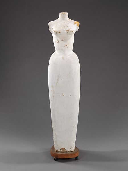 Mannequin, Charles James (American, born Great Britain, 1906–1978), plaster, papier-mâché, wood, metal, American 