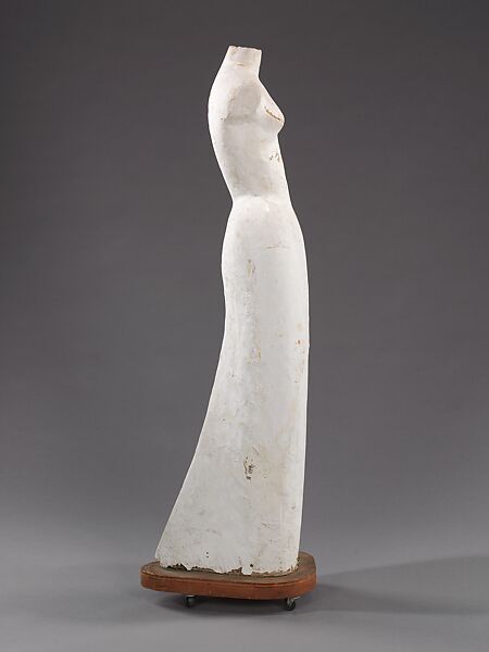 Mannequin, Charles James (American, born Great Britain, 1906–1978), plaster, papier-mâché, wood, metal, American