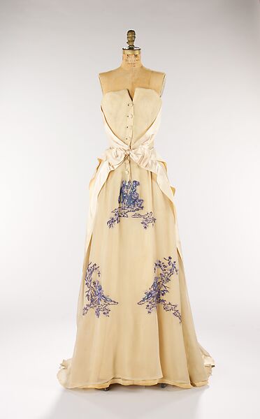 Evening dress, House of Givenchy (French, founded 1952), silk, French 