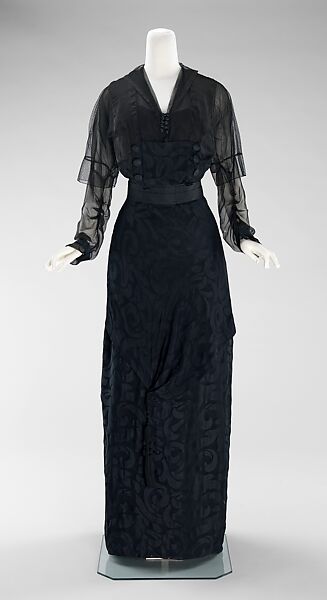 Evening dress, Miss Beckie, silk, American 