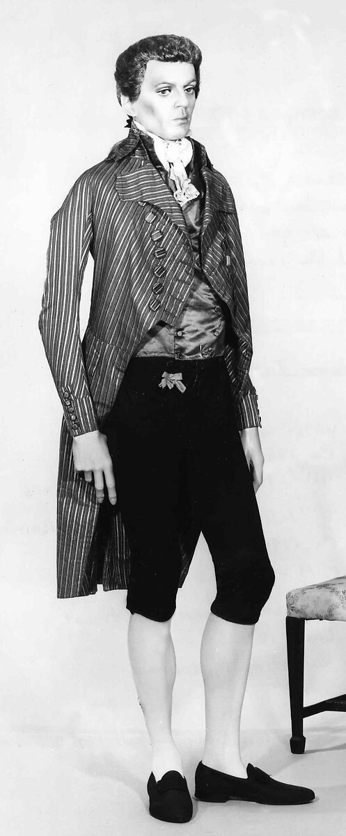 Vest, silk, linen, metal, probably British