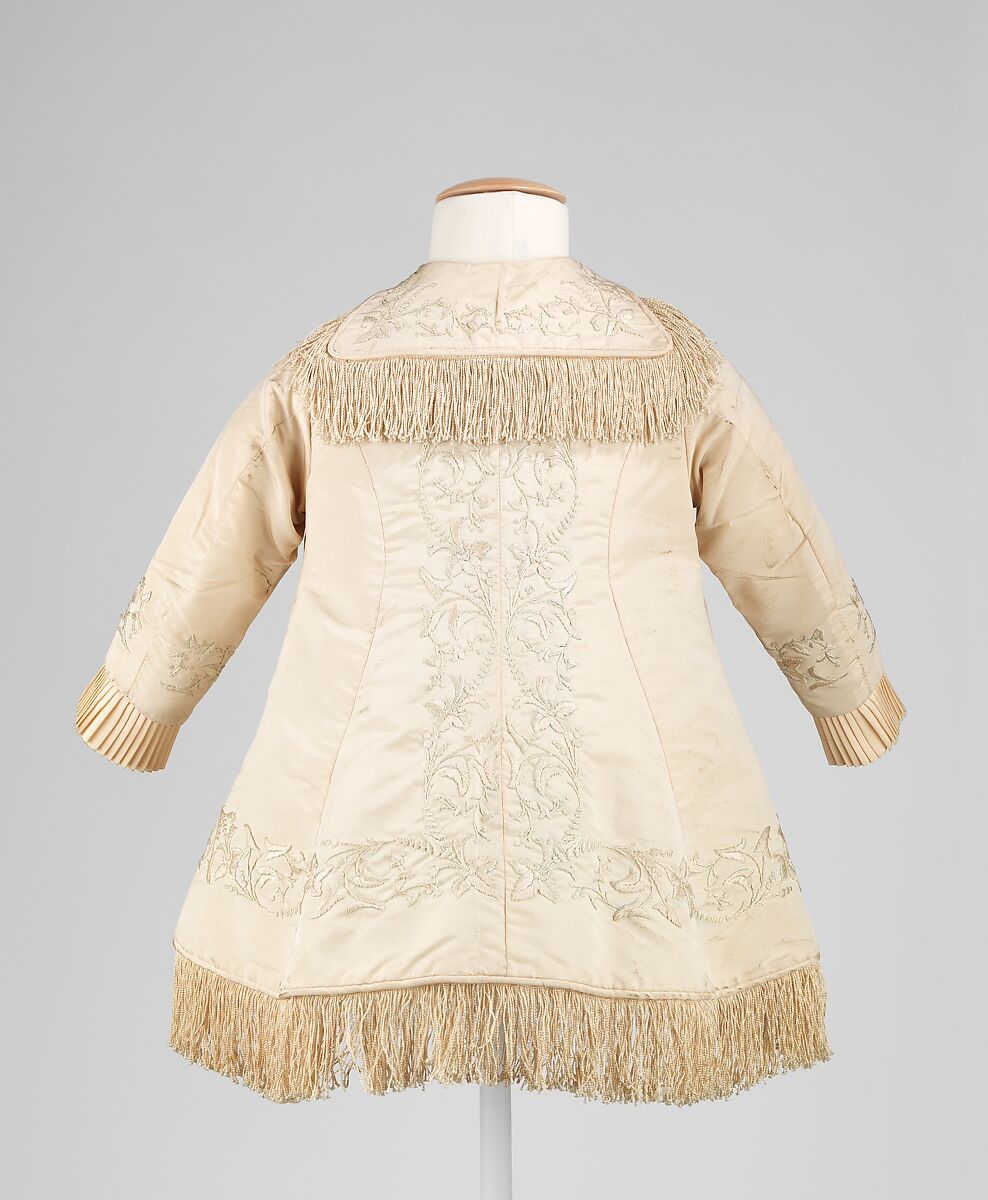 Coat, silk, American
