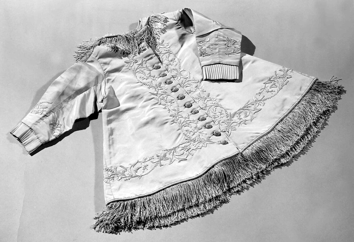 Coat, silk, American