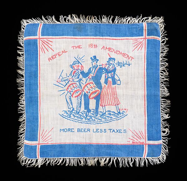 Handkerchief, Peck &amp; Peck (American, New York, founded 1888), linen, American 