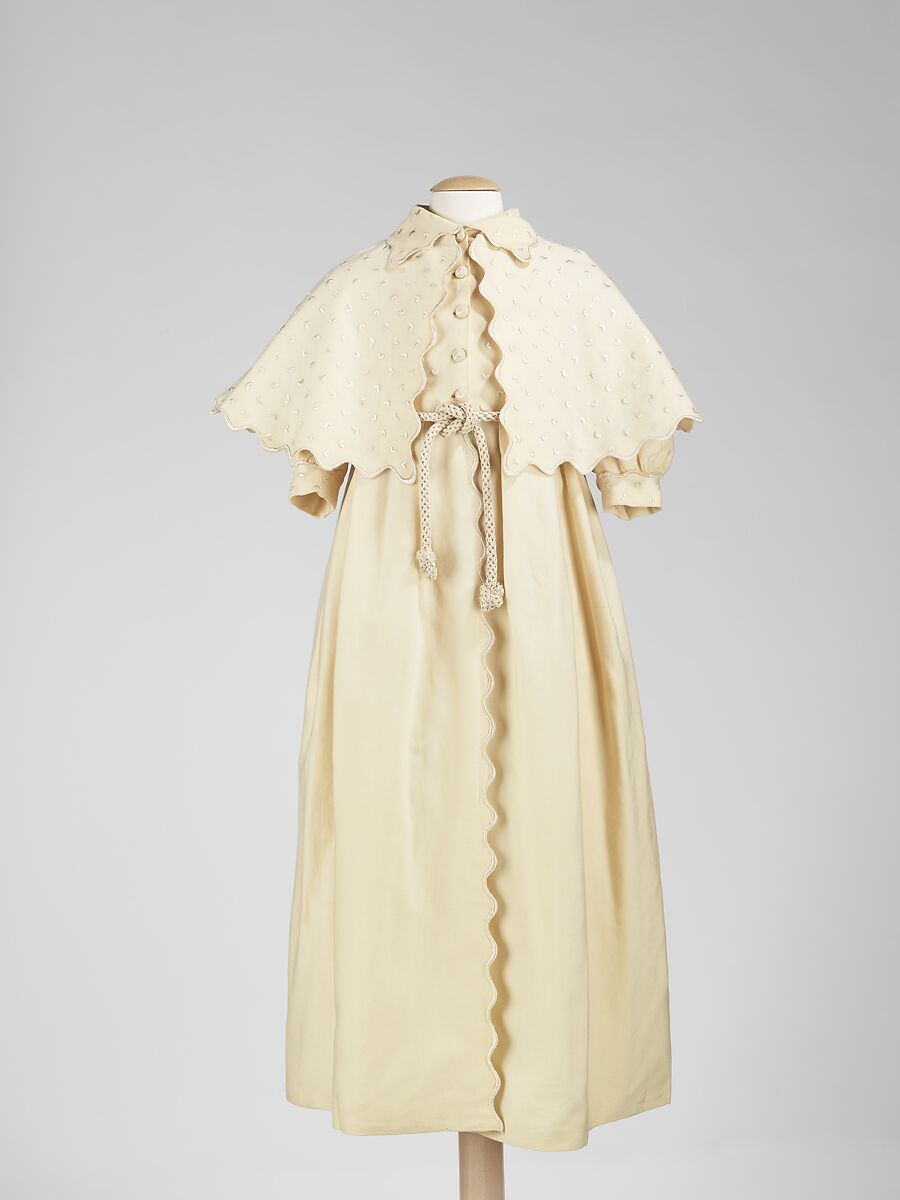 Coat, wool, silk, American 