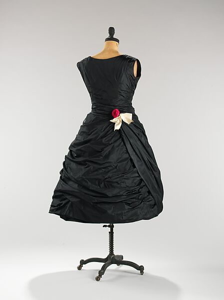 Cocktail dress, House of Balenciaga (French, founded 1937), silk, French