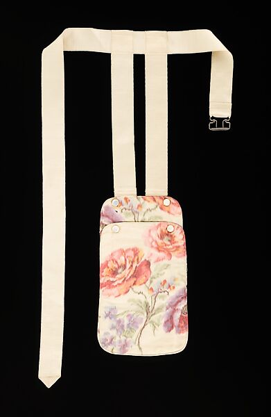 Pocket, Mark W. Cross (American, 1845–1997), silk, metal, American 