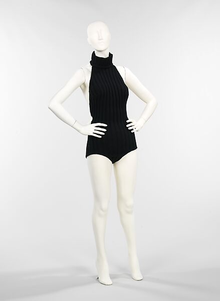 Bathing suit, Rudi Gernreich (American (born Austria), Vienna 1922–1985 Los Angeles, California), wool, American 