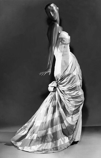 Evening dress, Elsa Schiaparelli (Italian, 1890–1973), silk, French