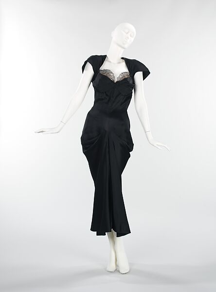 Evening dress, Charles James (American, born Great Britain, 1906–1978), silk
ige tulle, American 