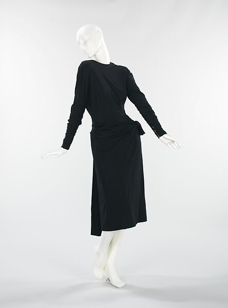 Dinner dress, Charles James (American, born Great Britain, 1906–1978), wool, American 