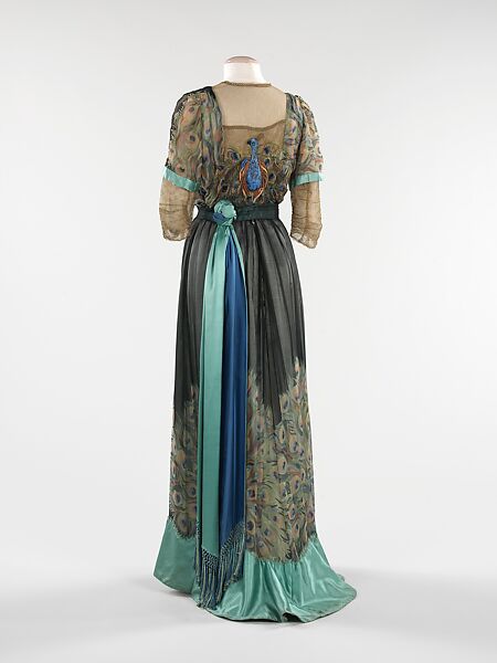 Evening dress, Weeks (French), silk, metal, French