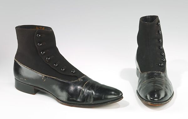 Boots, French, Shriner &amp; Urner, leather, wool, American 