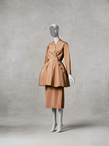 Dinner dress, Charles James (American, born Great Britain, 1906–1978), silk, nylon, American