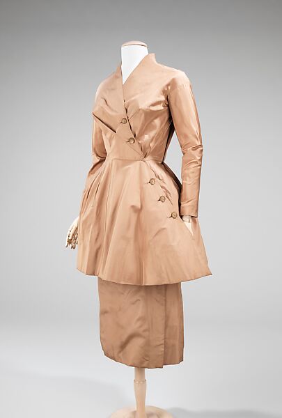 Dinner dress, Charles James (American, born Great Britain, 1906–1978), silk, nylon, American 