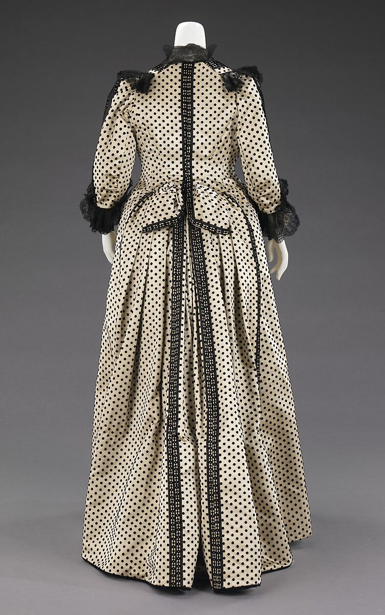Dinner dress, House of Worth (French, 1858–1956), silk, jet, French